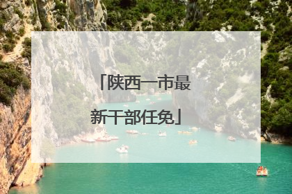 陕西一市最新干部任免