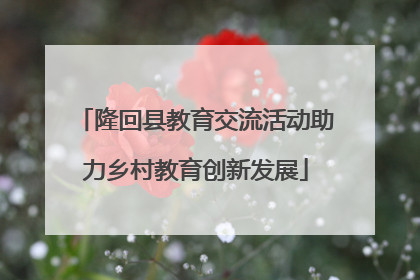 隆回县教育交流活动助力乡村教育创新发展
