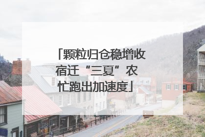 颗粒归仓稳增收 宿迁“三夏”农忙跑出加速度