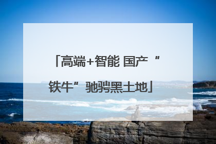 高端+智能 国产“铁牛”驰骋黑土地