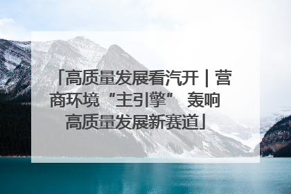 高质量发展看汽开｜营商环境“主引擎” 轰响高质量发展新赛道