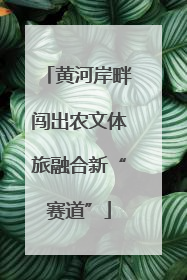 黄河岸畔闯出农文体旅融合新“赛道”