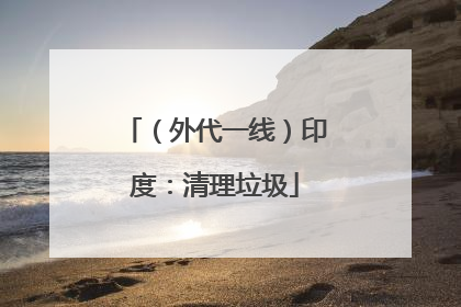 （外代一线）印度：清理垃圾