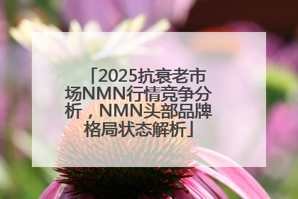 2025抗衰老市场NMN行情竞争分析，NMN头部品牌格局状态解析